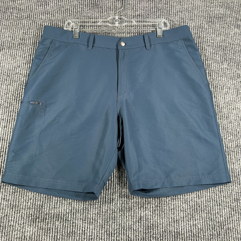 Adidas Shorts Mens Size 38 Blue Chino Golf Outdoor Casual Lightweight Vacation